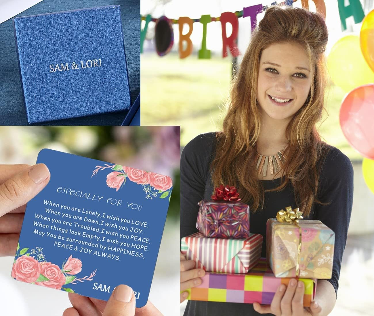 Personal Bracelets for Teens/Women-Inspirational Jewelry Gifts (Various Designs) for Daughter/Sister/Mom/Friends-Adjustable Bracelet in a Pretty Gift Box