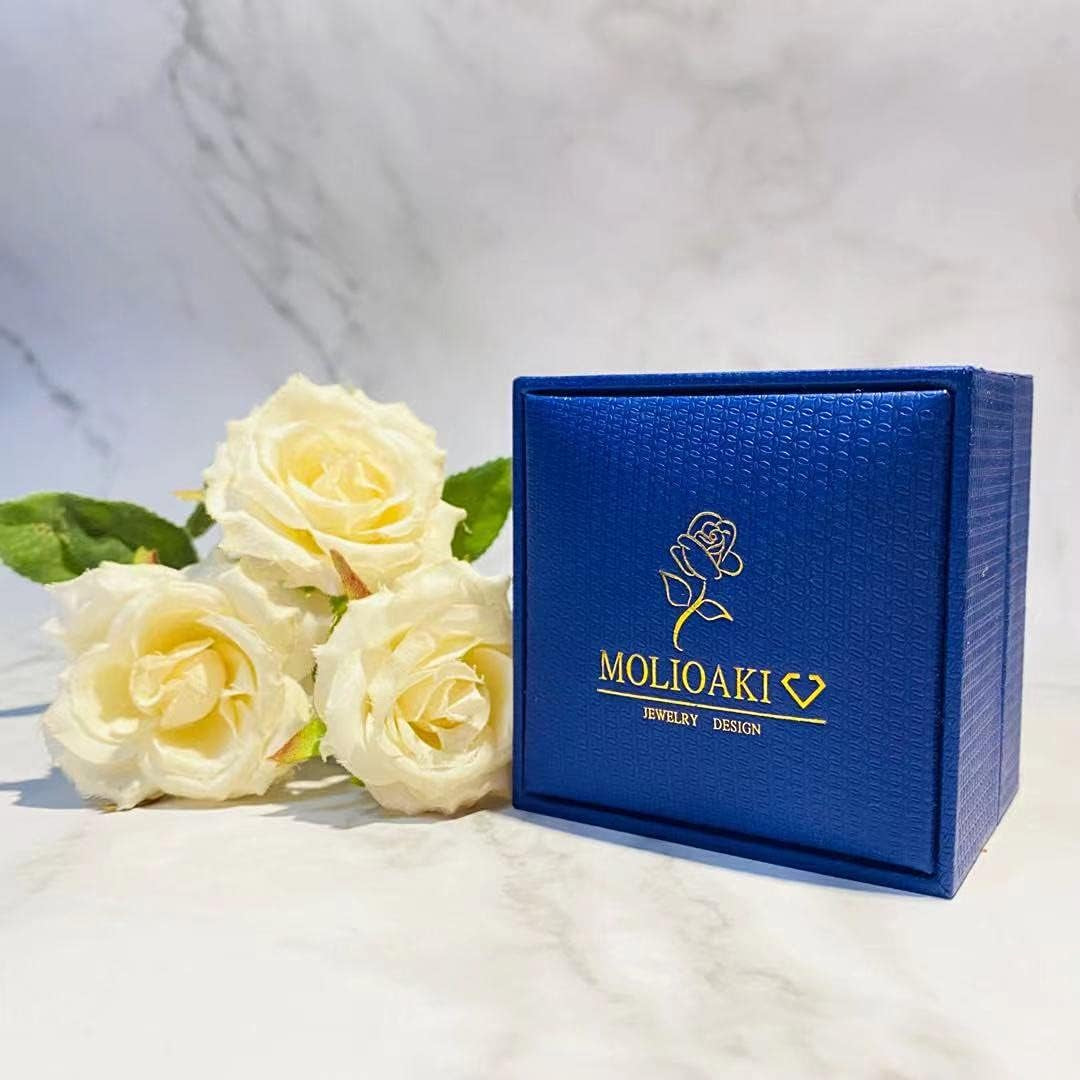 1.5 Carat (Ctw) D-VVS1 Moissanite Engagement Rings for Women Platinum Plated Silver Rings Moissanite Rings