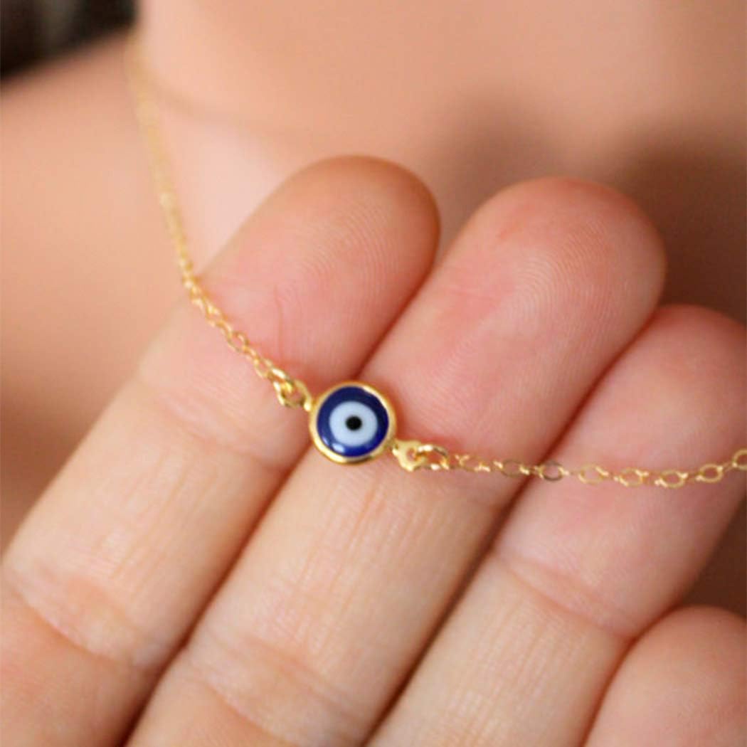 Evil Eye Pendant Necklace Chain Necklaces Fashion Jewelry Gift for Women and Girls