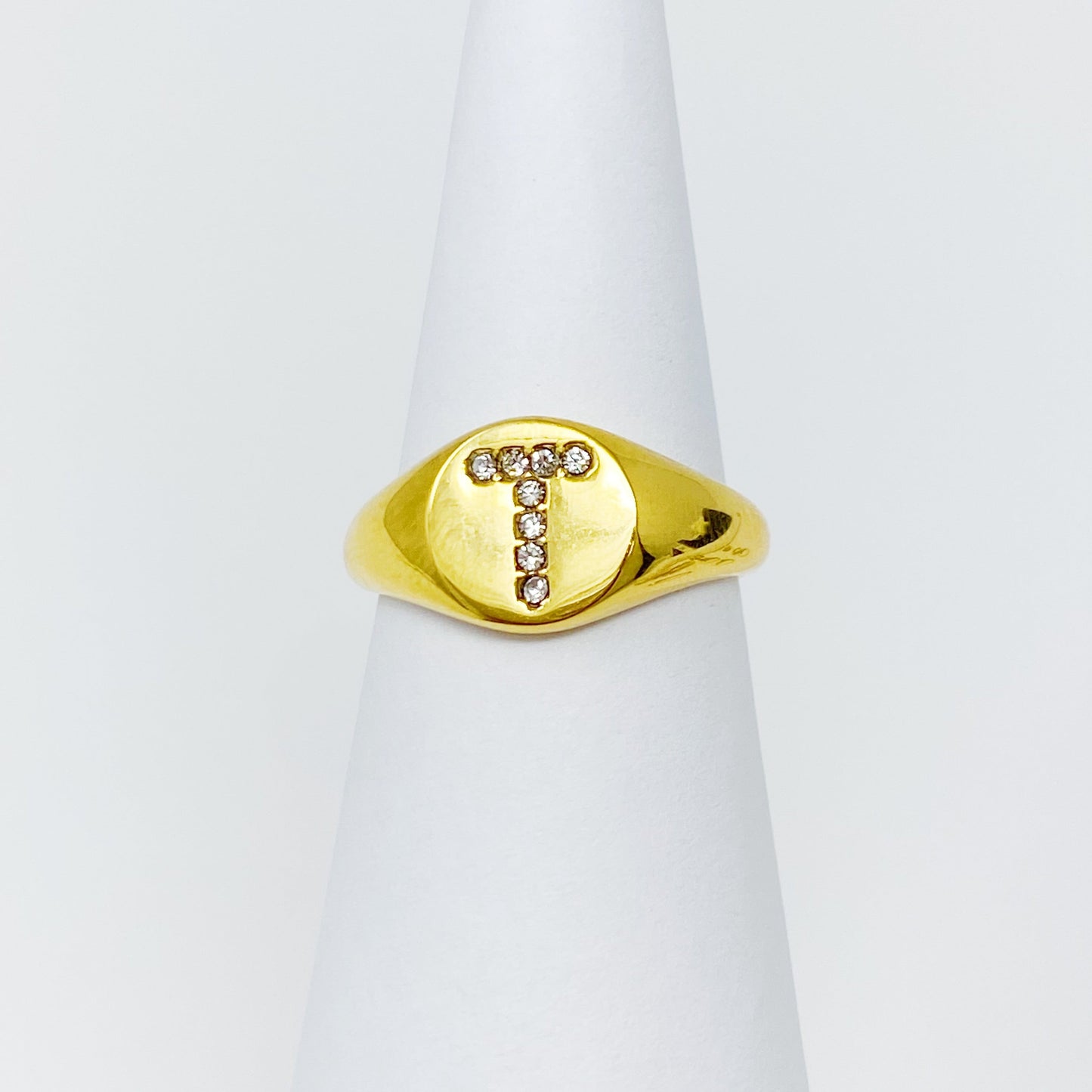 Shine Me Initial Ring