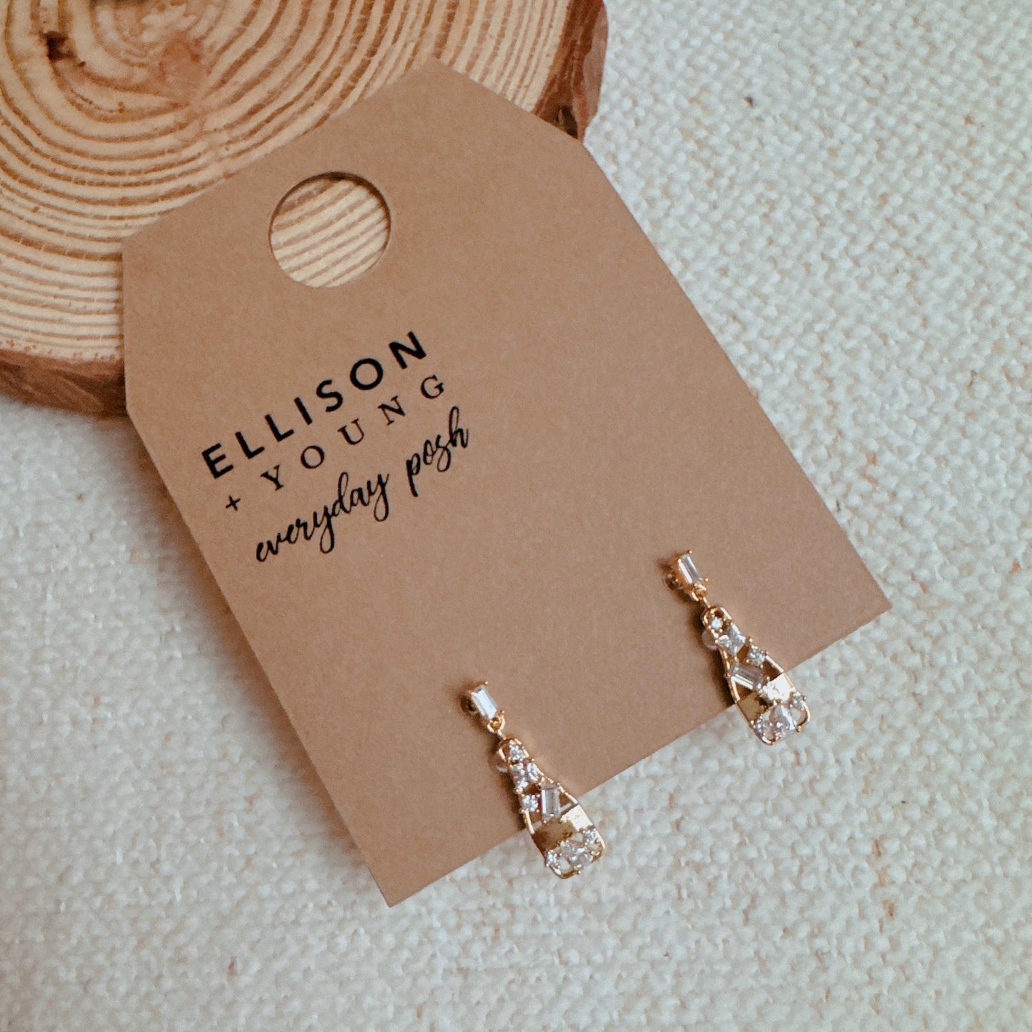 Pop the Bottle Paved Earrings