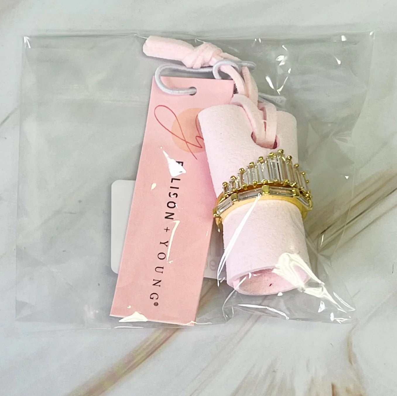 Crown Channel Ring Set of 2