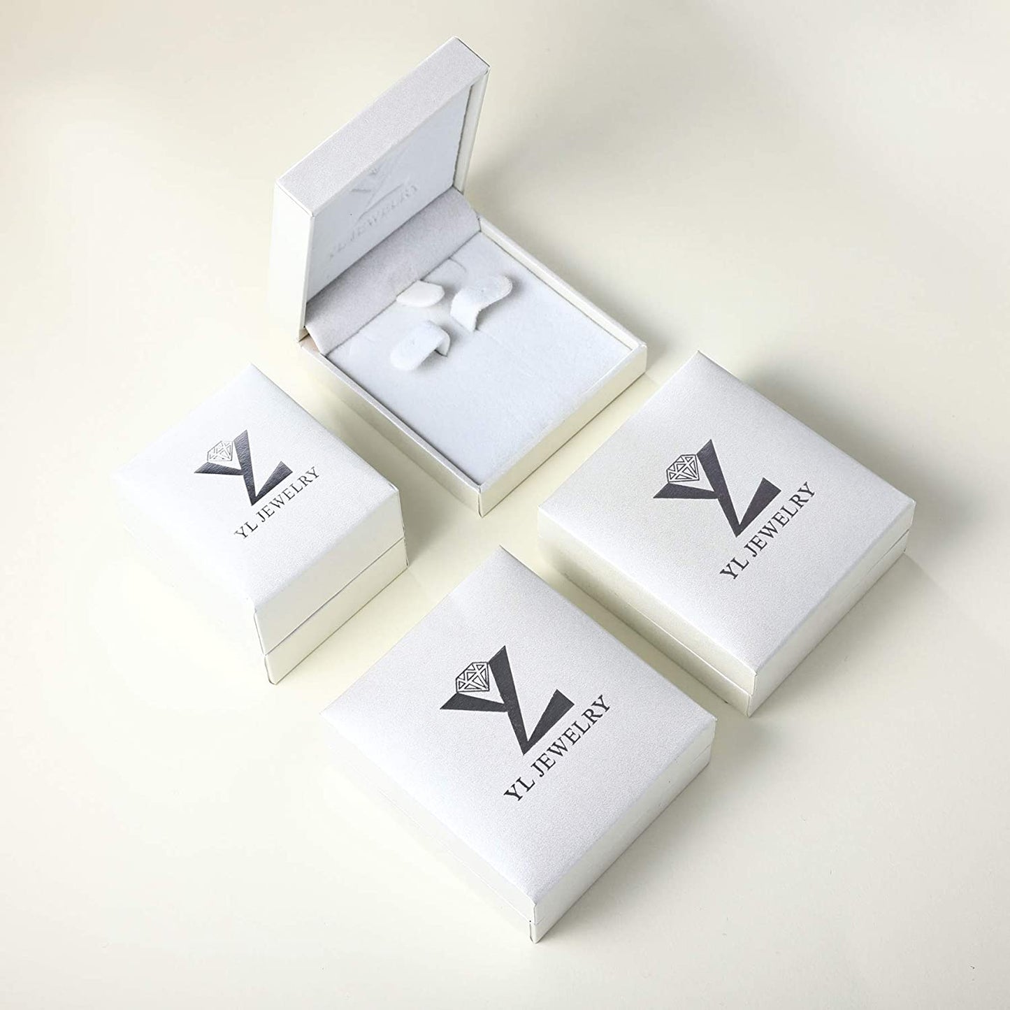 925 Sterling Silver Infinity Dangle Drop Earrings Pear Cut Birthstone Leverback Earrings for Women