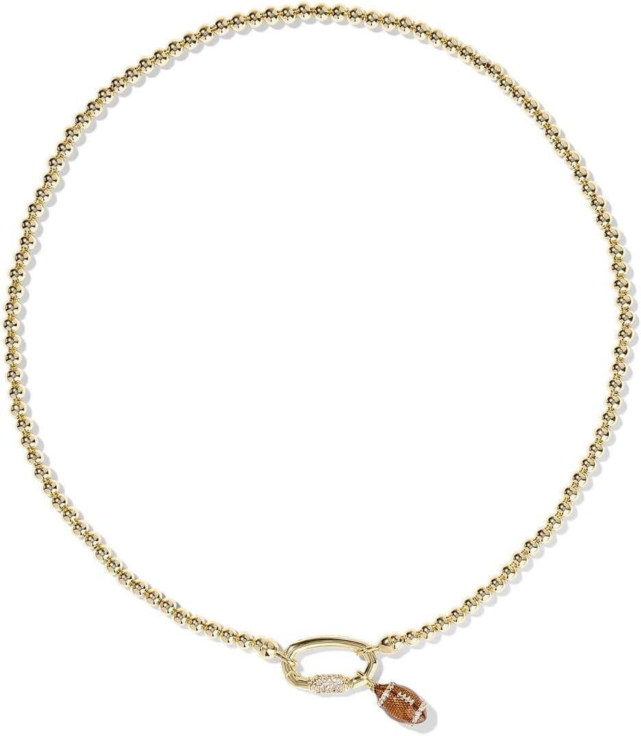 Kendra Scott Football Metal Strand Necklace