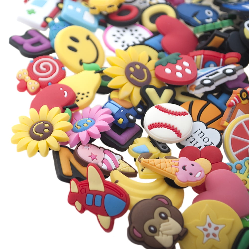 10 Pcs Adjustable Cute Wristbands, Multi-Color Rubber Charm Bracelets for Boys and Girls, Party Favors