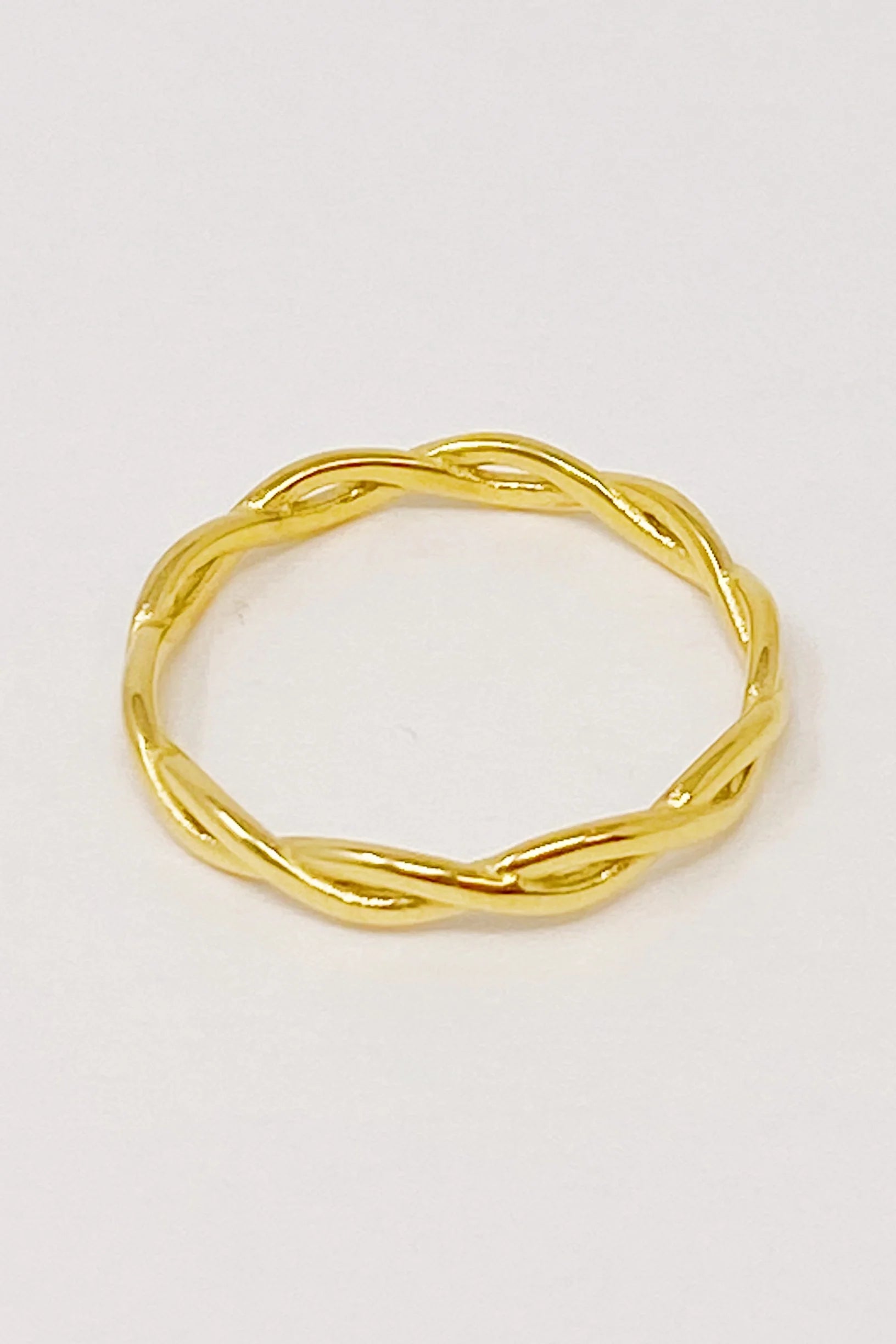 Dainty Twisted Rope Ring