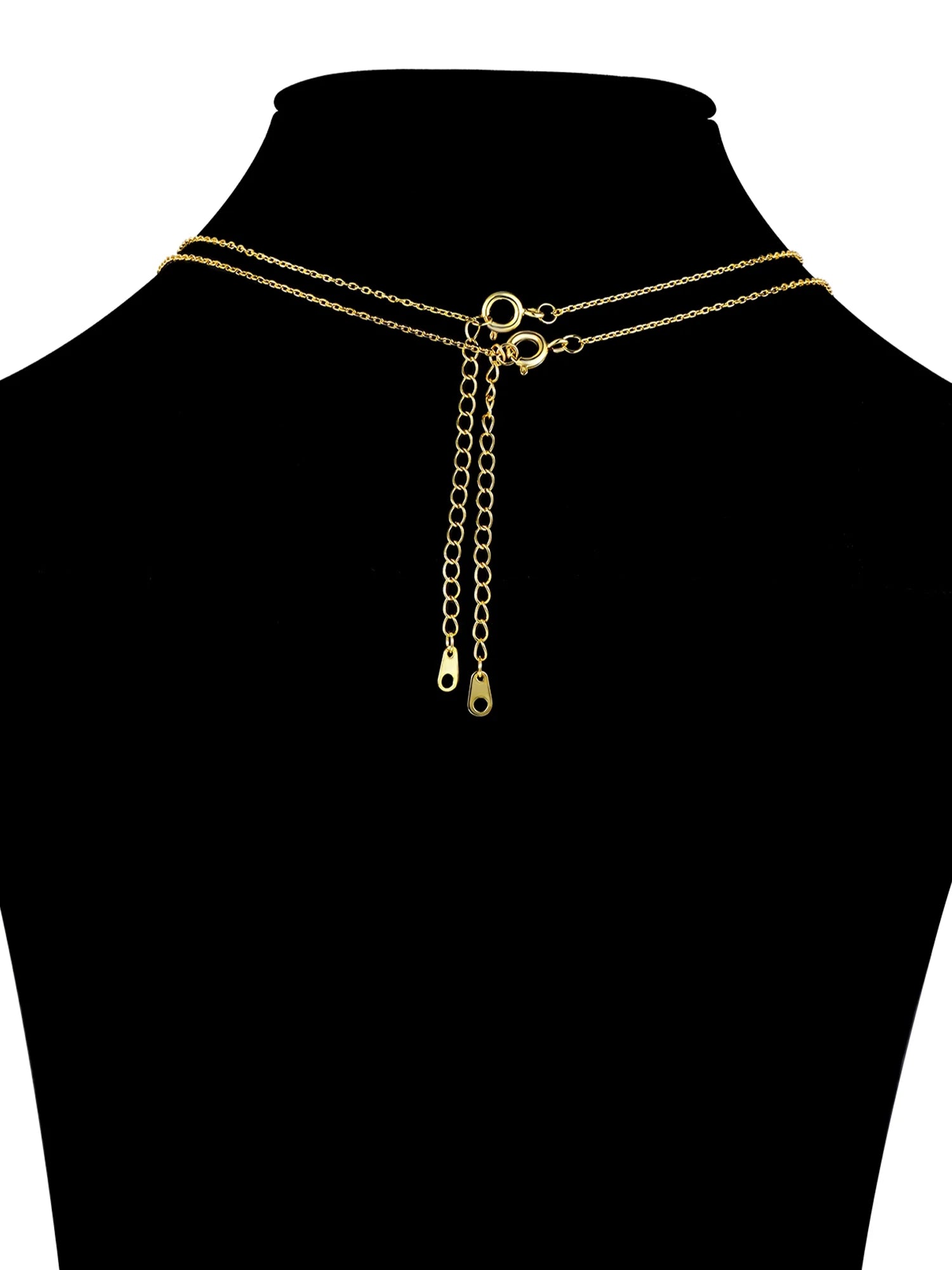 Mother of Pearl & Cubic Zirconia Butterfly Necklaces in 14KT Gold Flash Plated