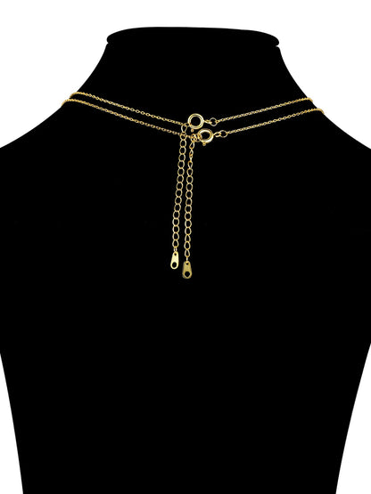 Mother of Pearl & Cubic Zirconia Butterfly Necklaces in 14KT Gold Flash Plated