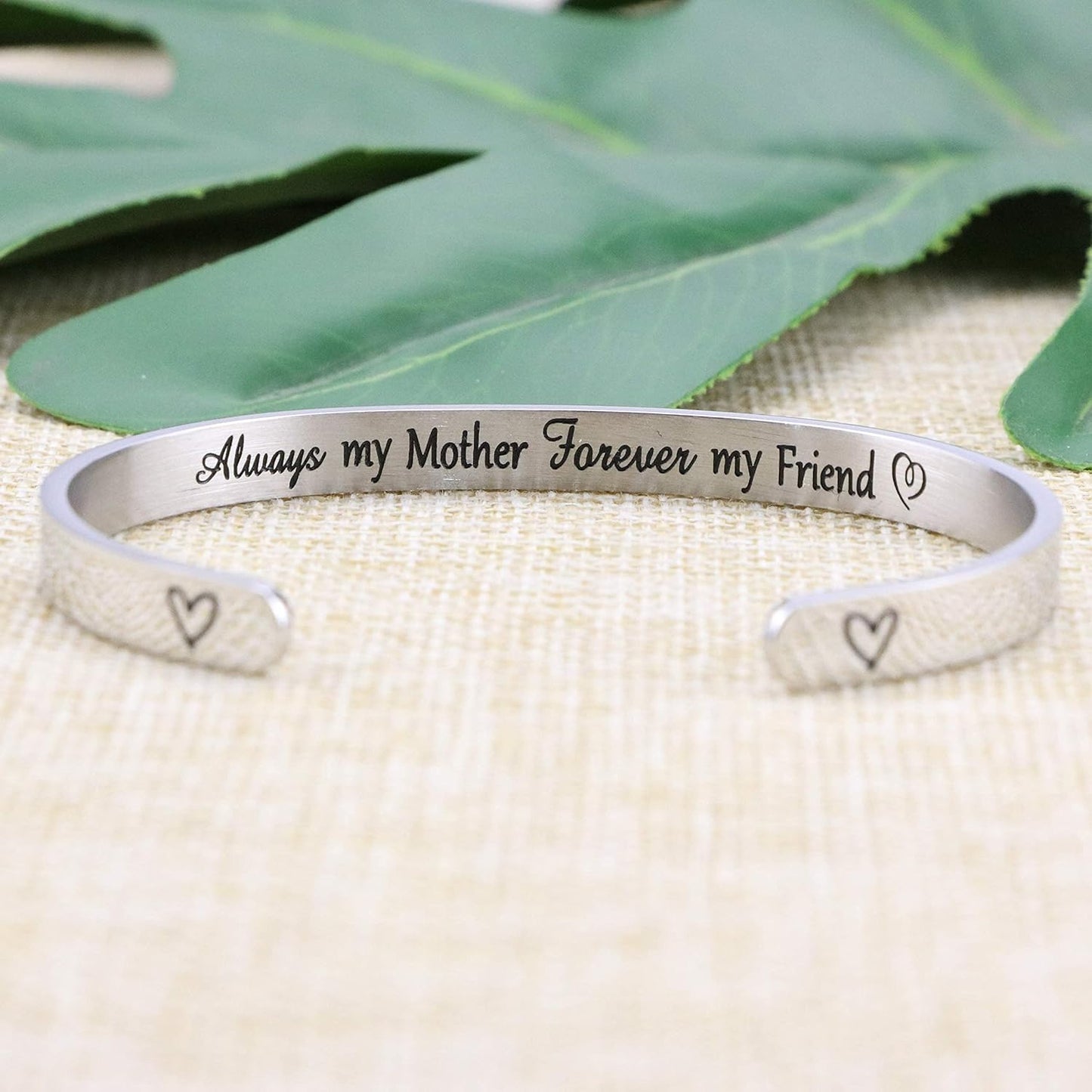 Bracelets for Women Birthday Graduation Christmas Anniversary Silver Rose Gold Cuff Bracelets Jewelry Gifts for Women
