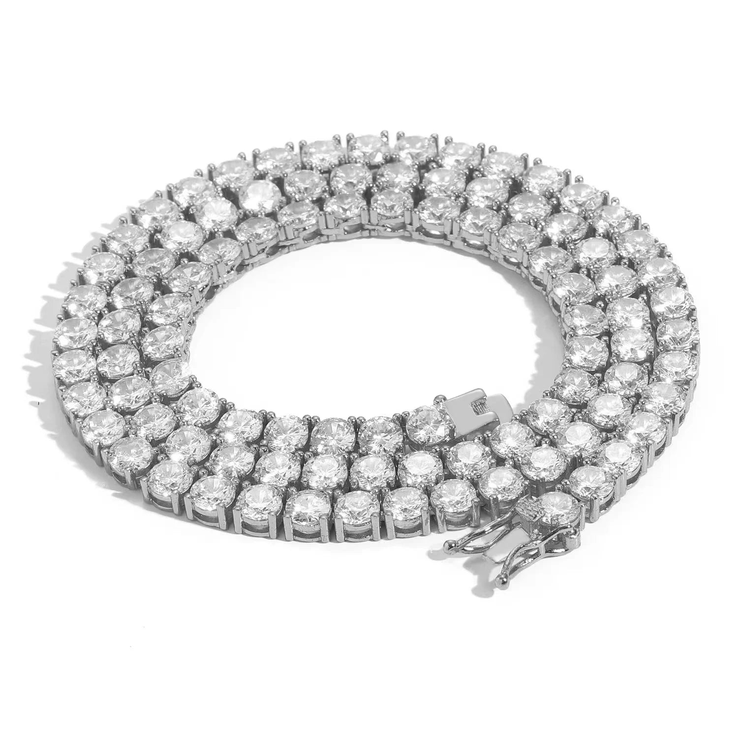 "Babysbreath" Full Moissanite Tennis Necklace