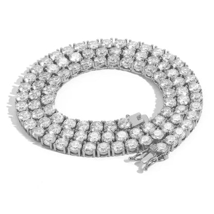 "Babysbreath" Full Moissanite Tennis Necklace