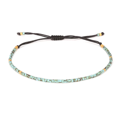 Handmade New Friendship Bracelets Thin Rope Miyuki Beaded Bracelets for Women Men Fashion Charm Jewelry