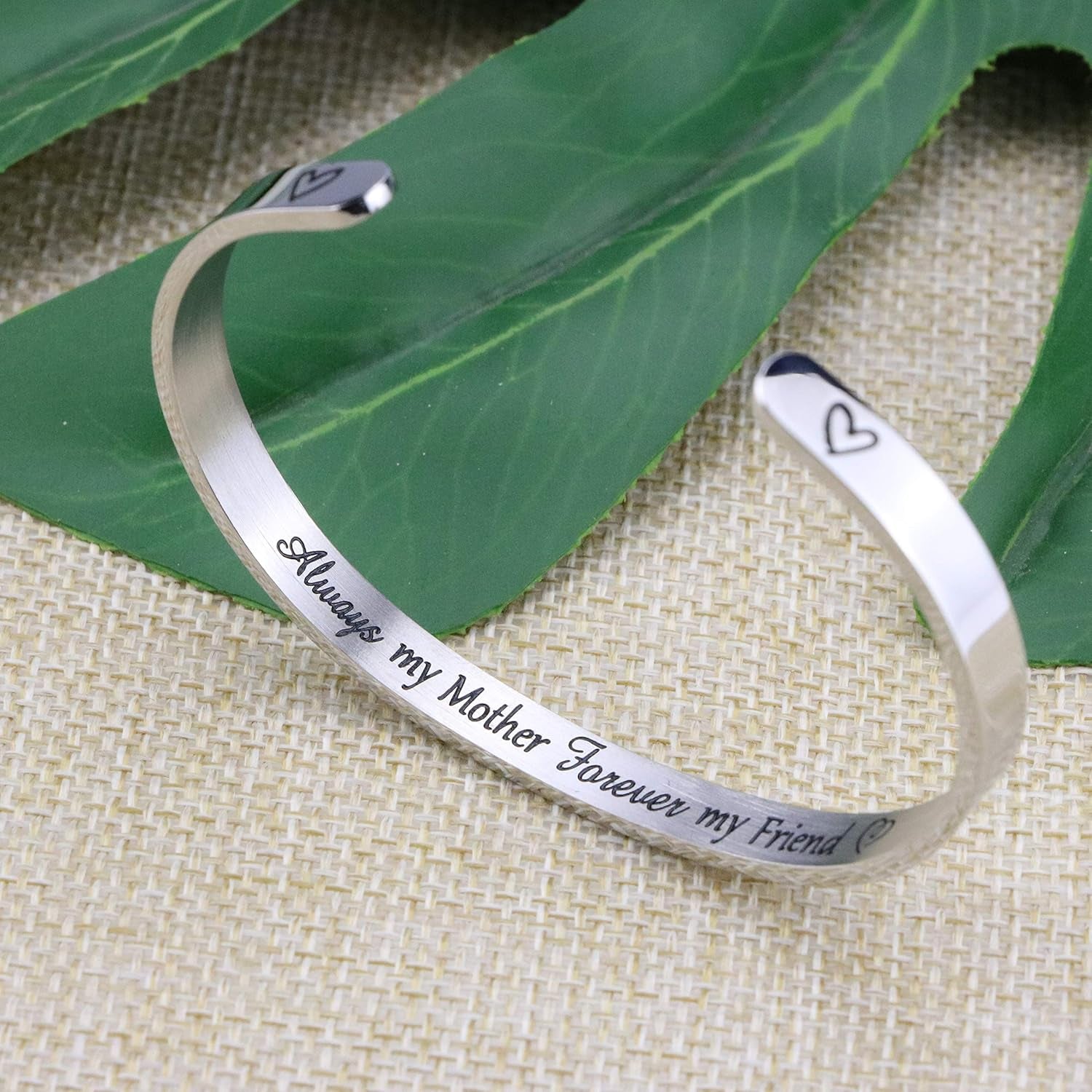 Bracelets for Women Birthday Graduation Christmas Anniversary Silver Rose Gold Cuff Bracelets Jewelry Gifts for Women