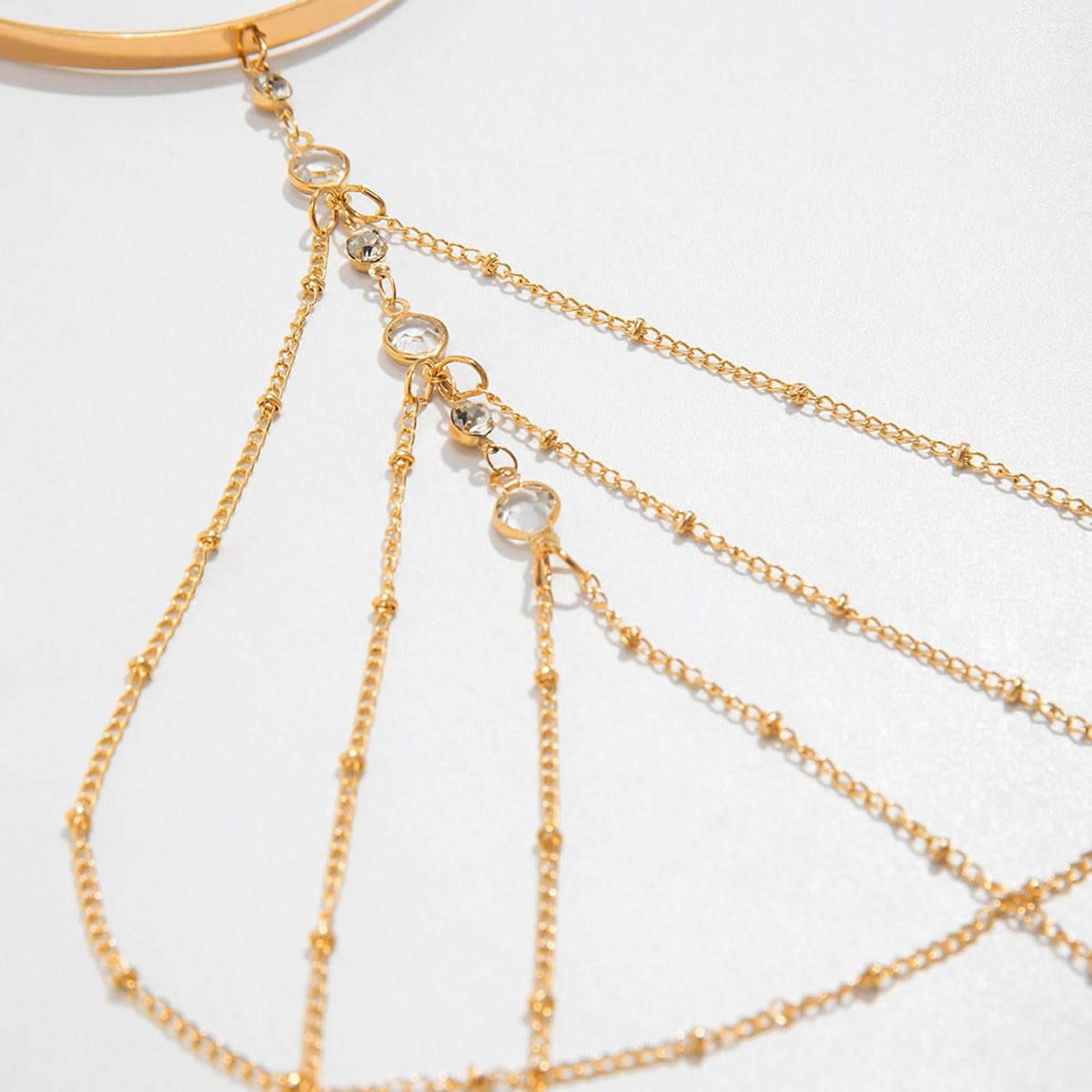 Gold Arm Cuff Upper Arm Jewelry Chunky Cuff Tassel Bracelet for Women Greek Goddess Halloween Costume Accessories 2025