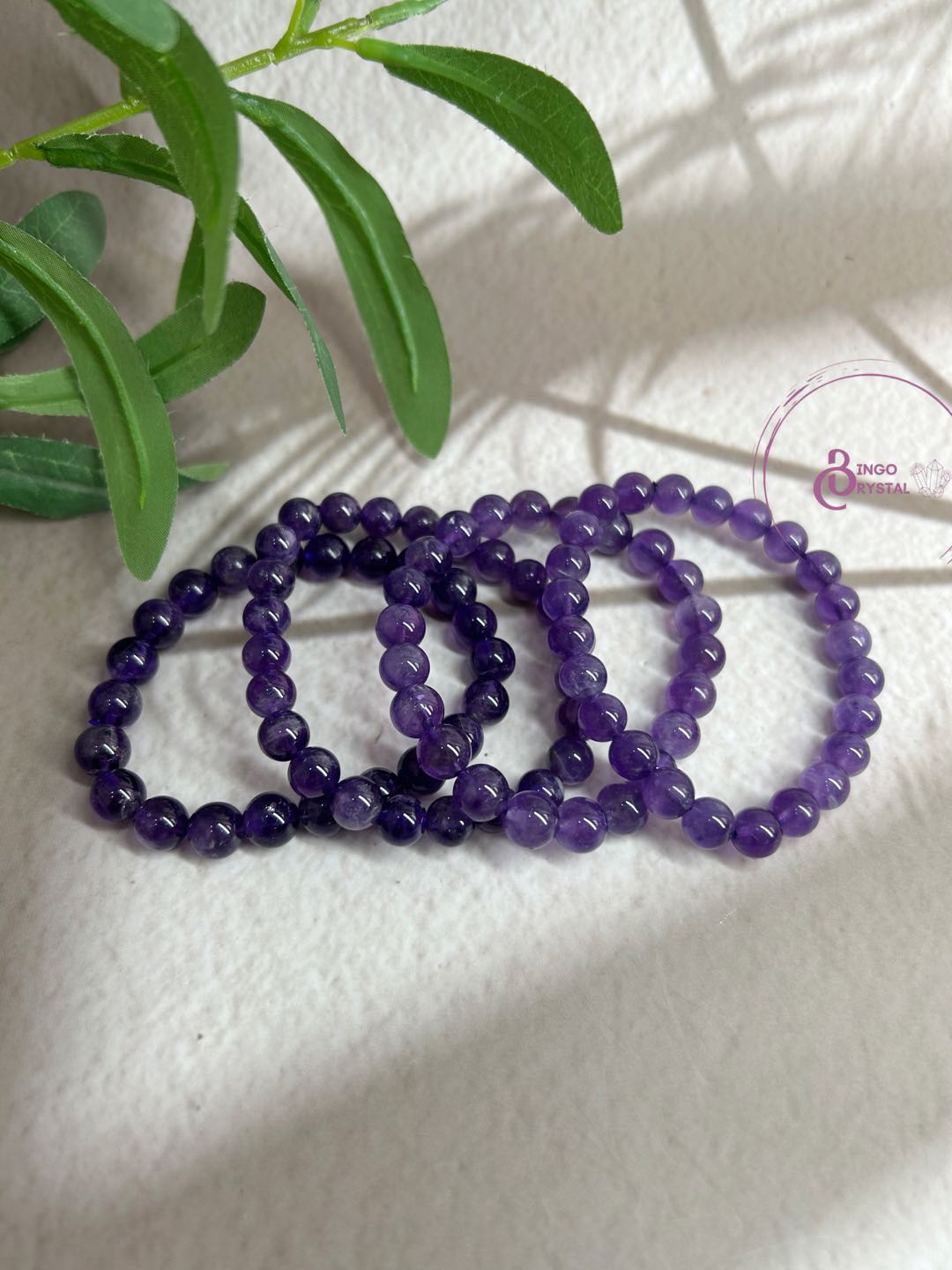Amethyst Nature Crystal Bracelet