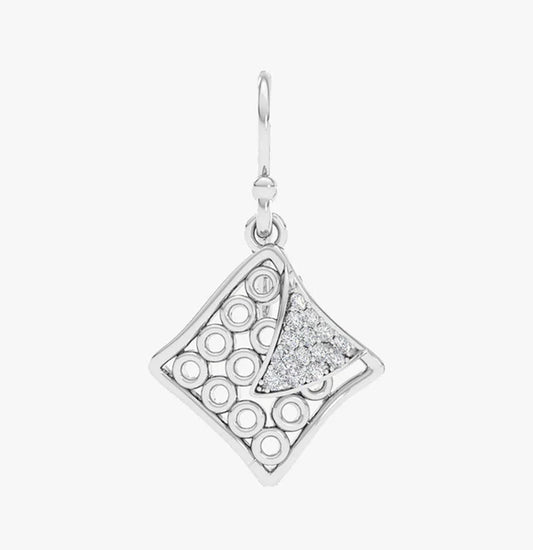 Casual Thomas Diamond Pendant White Gold