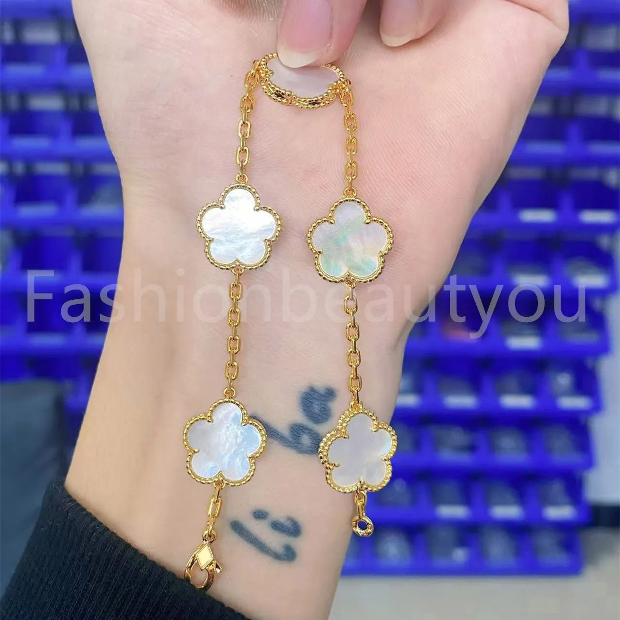 High Quality Designer Bracelet Women Luxury Four Leaf Clover Bracelet Designer Jewlery for Women Gold Bracelet Womens Bracelets Men Luxury Jewelry