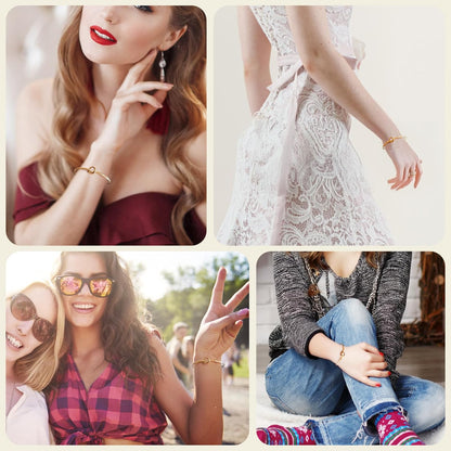 Best Friend Gifts for Women - Forever Love Knot Friendship Bracelets, Friendship