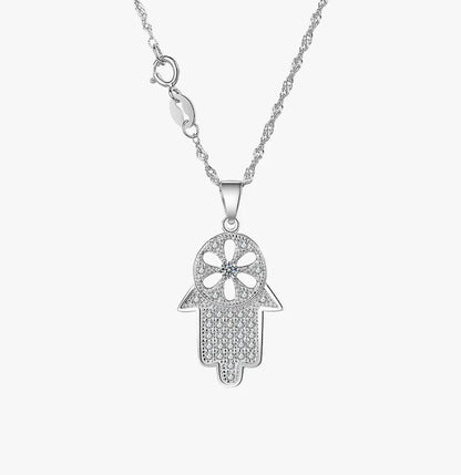 Casual Thomas Diamond Pendant White Gold