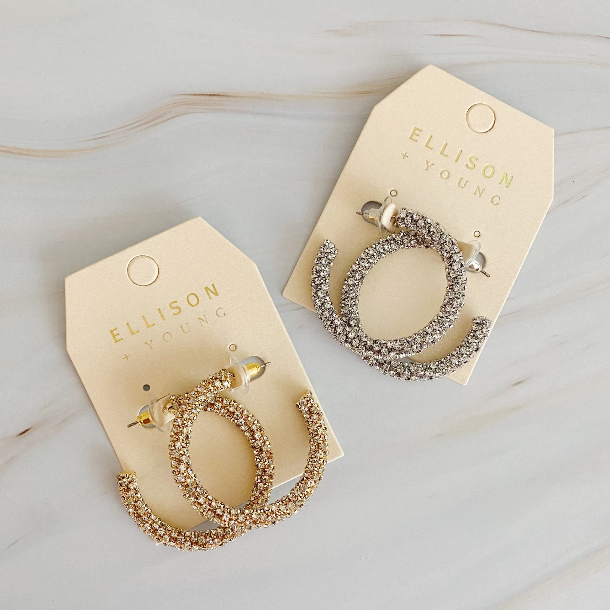 Wrapped in Shine Hoop Earrings