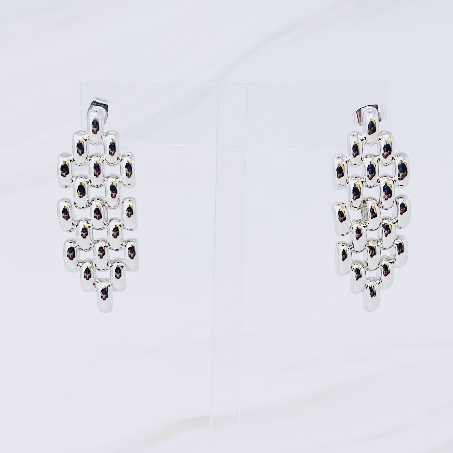 Charm of City Girl Chain Earrings