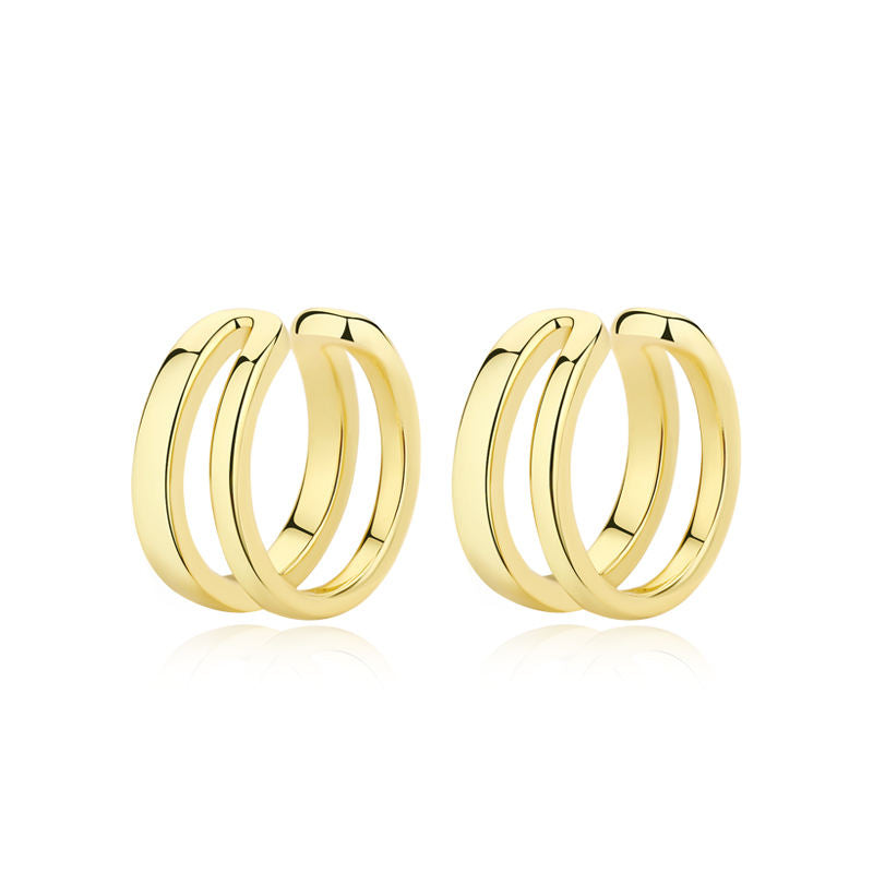 Hook Ear Cuff Earrings 925 Silver