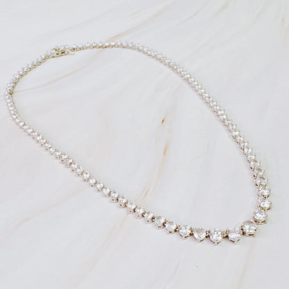 Royal Graduated Tennis Necklace
