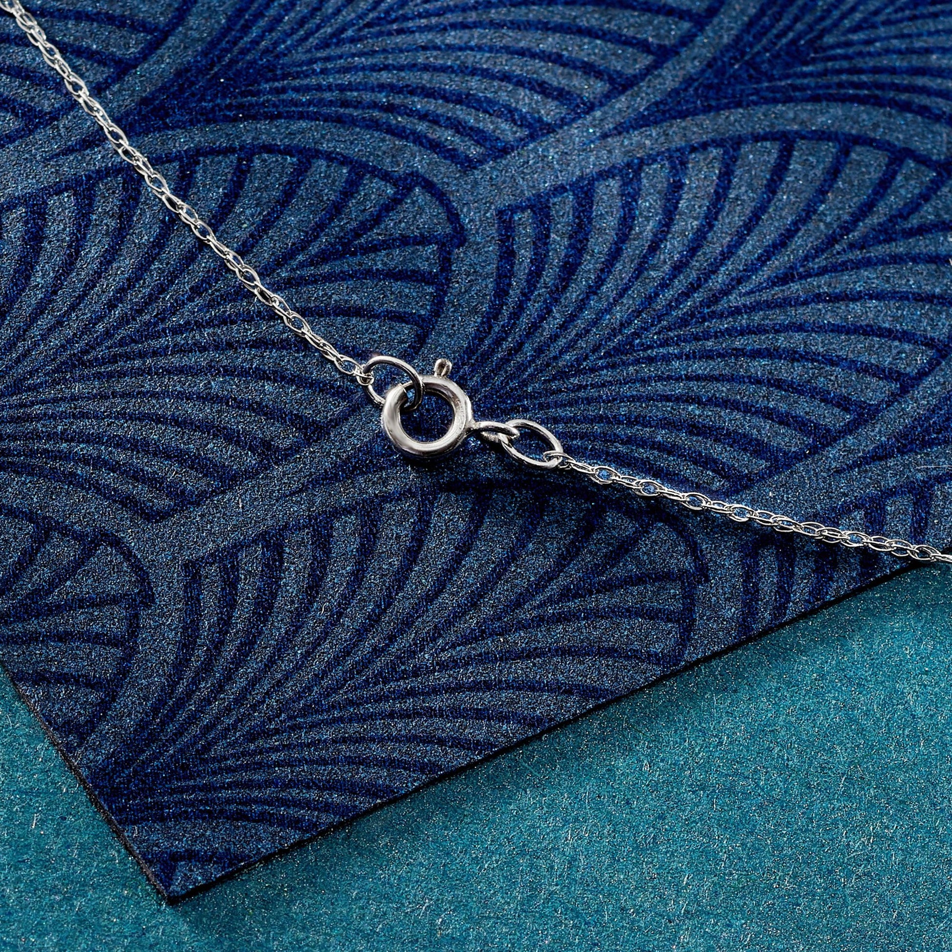 0.7Mm 14Kt White Gold Rope-Chain Necklace, Women'S, Adult