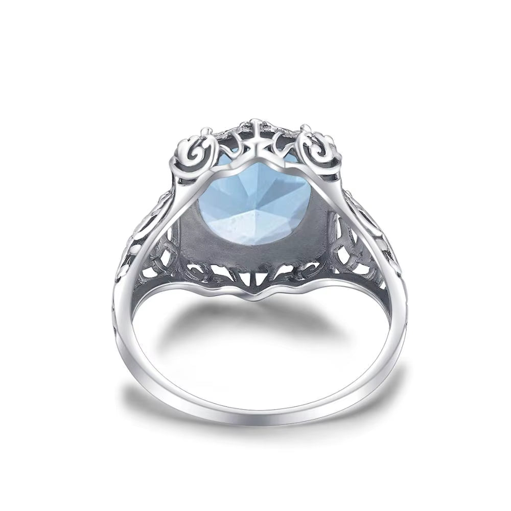 Silver 925 Ring for Women Real 925 Sterling Silver Kpop Ring Undefined Handmade Designer Unique Luxury Jewelry Delicate