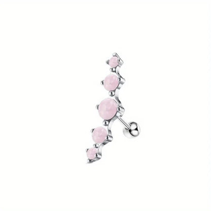 1Pc Cartilage Stainless Steel Piercing Jewelry 16G Earring Stud for Women Men Stylish Piercing Jewelry