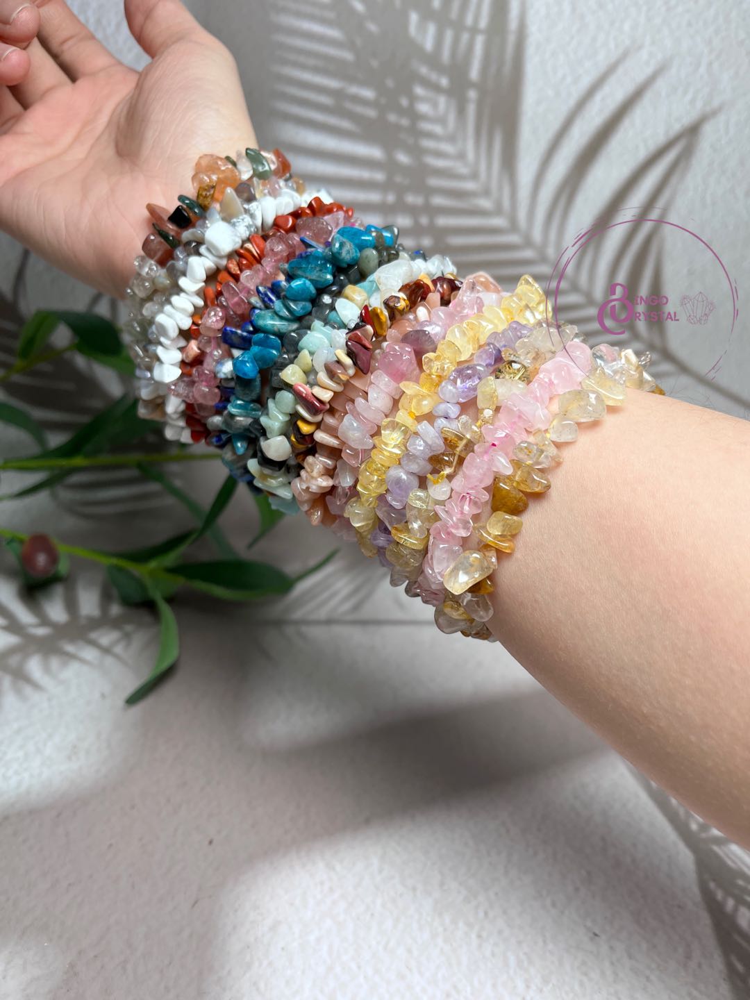 15+ Crystal Chips Bracelets