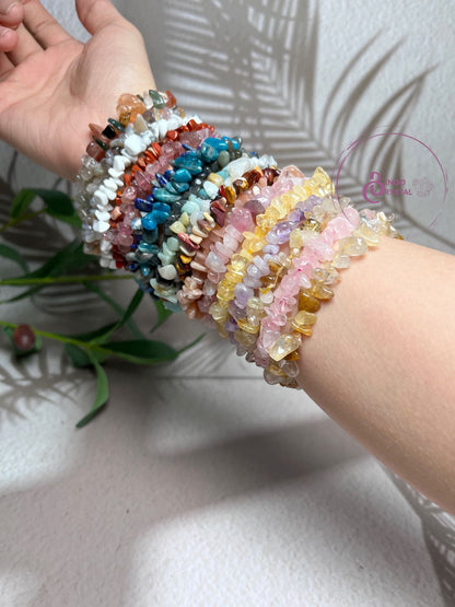 15+ Crystal Chips Bracelets