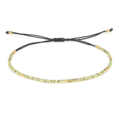 Handmade New Friendship Bracelets Thin Rope Miyuki Beaded Bracelets for Women Men Fashion Charm Jewelry