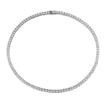 Classic Zircon Tennis Chain Necklace- 5 mm