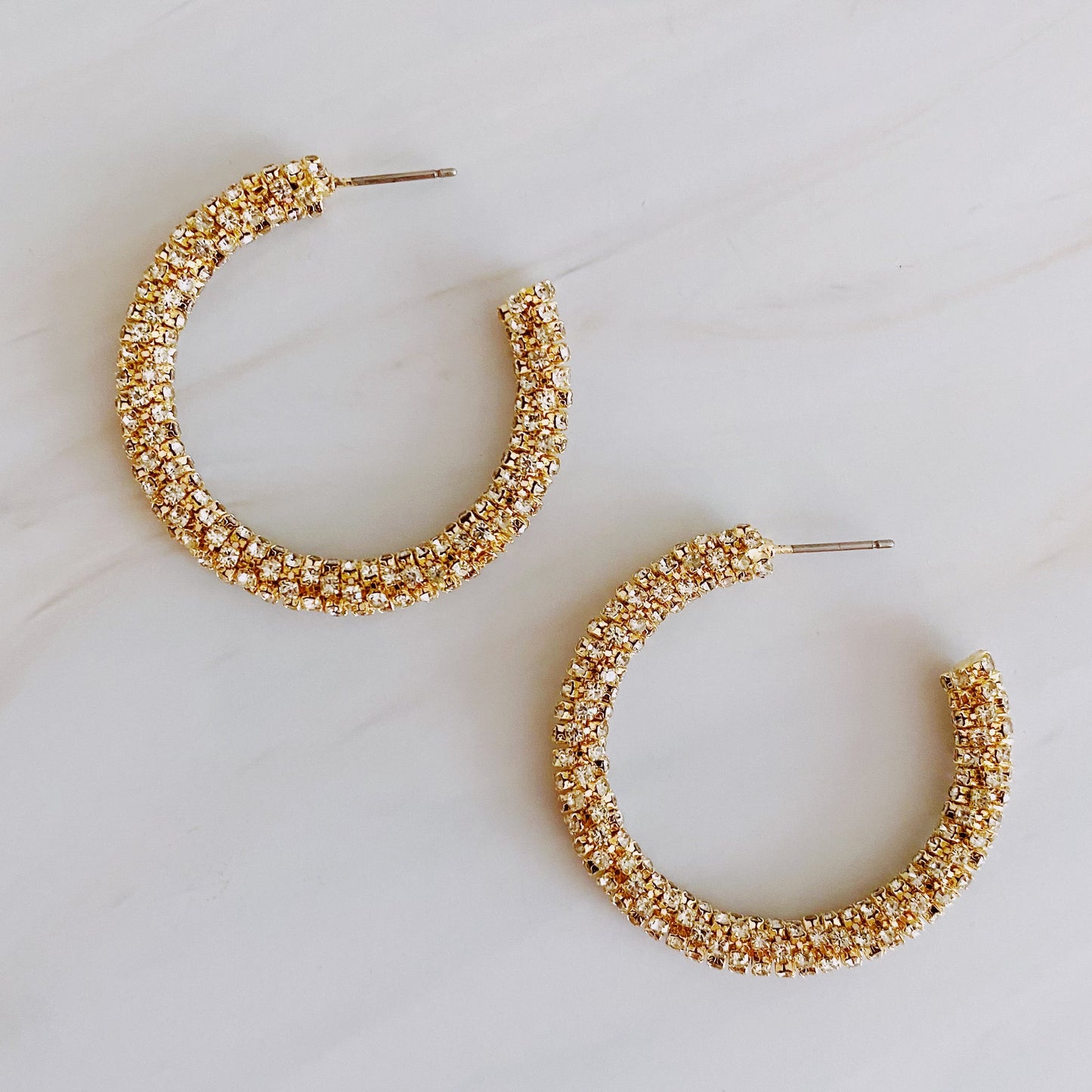 Wrapped in Shine Hoop Earrings