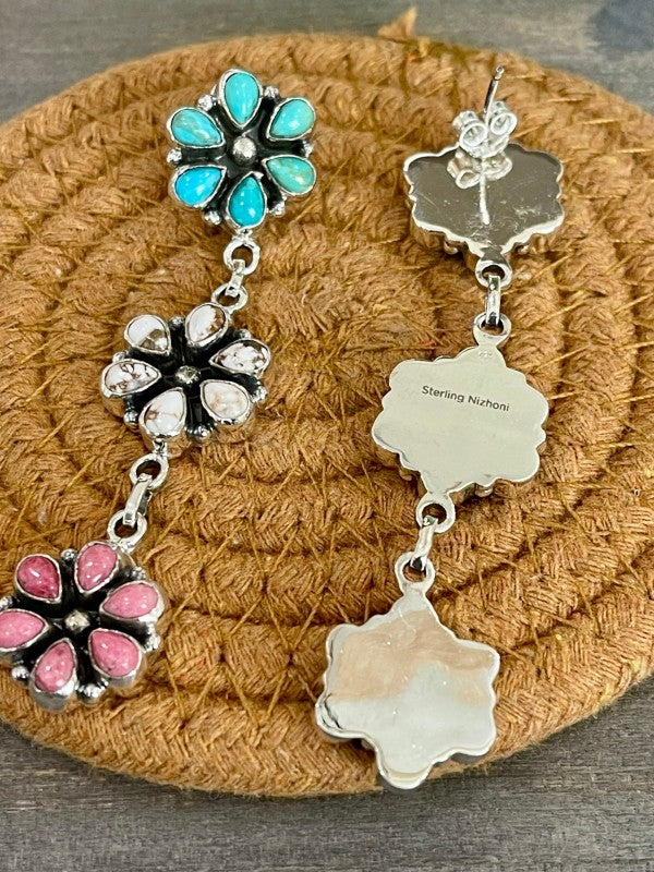 Handmade Sterling Silver, Turquoise & Multi Stone