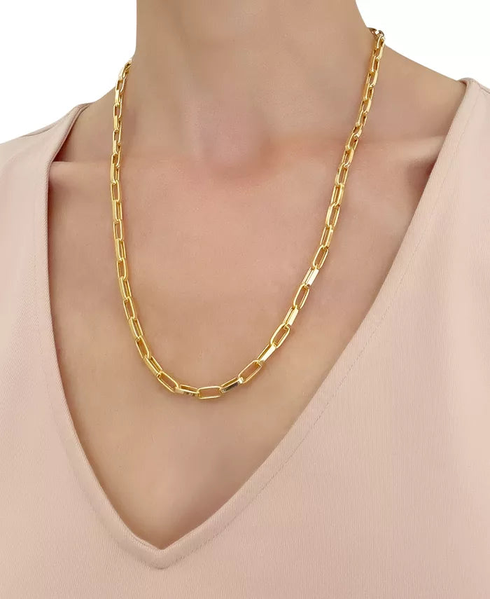 Paperclip Link Chain 18" Chain Necklace (1-3/4Mm) in 14K Gold