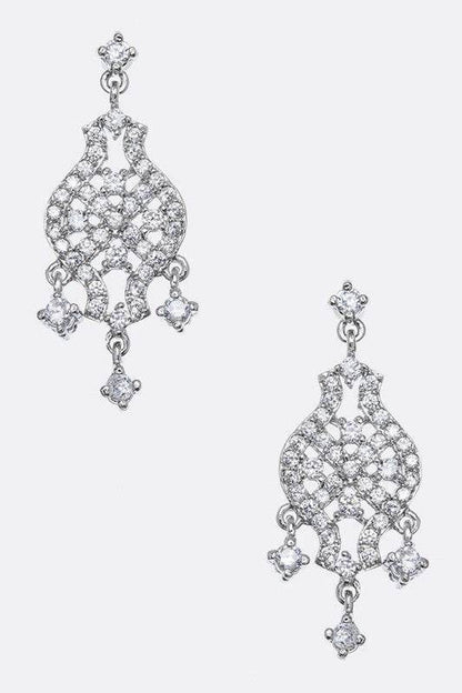 CZ Chandelier Earrings