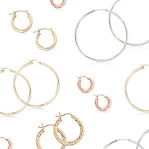 Sterling Silver Extra-Large Byzantine Hoop Earrings