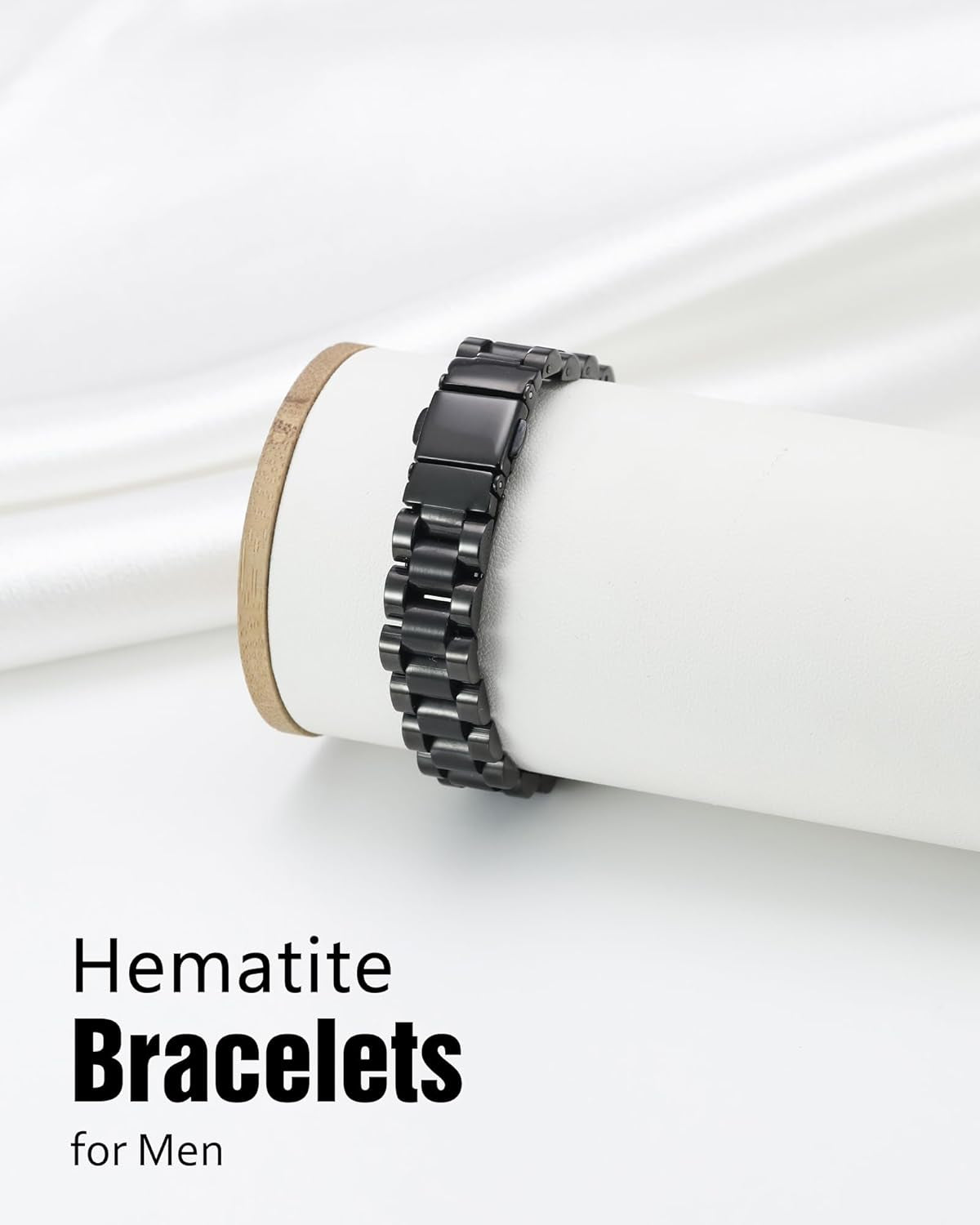 Ultra Strength Magnetic Bracelets for Men - Men'S Hematite Bracelet, Jewellry Gift with Sizing Tool for Perfect Fit