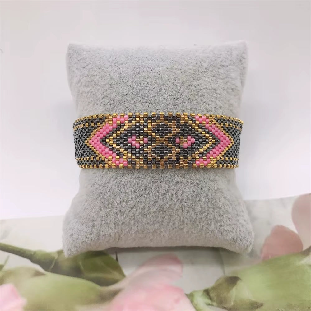 Bracelets Miyuki Beading Loom Jewelry Bohemian Colorful Beaded Jewellery Friendship Pulsera Femme Braided Women Bracelet