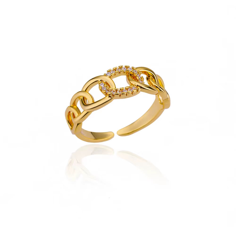 New in Zircon Cross Rings for Women Adjustable Stainless Steel Cross Ring Femme Design Luxury Wedding Jewerly Gift 2025 Anillos