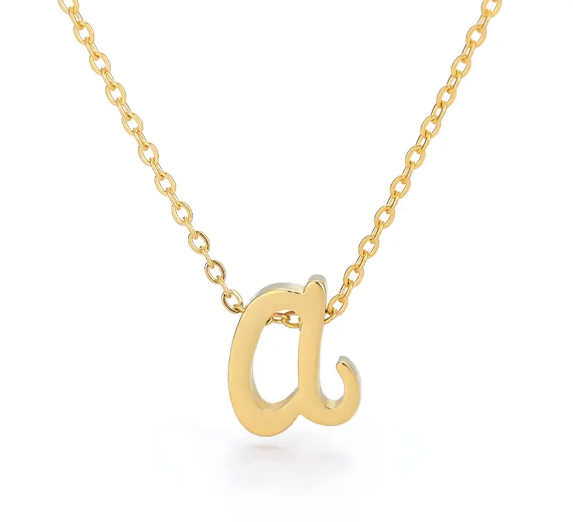SIGONNA Initial Necklaces for Women 18K Gold Plated Pendant Chain Personalized Letter Necklace a Z Dainty Gold Choker Necklaces Necklaces for Teen Girls Girls Womens Necklaces