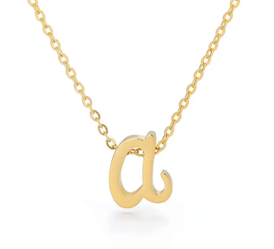 SIGONNA Initial Necklaces for Women 18K Gold Plated Pendant Chain Personalized Letter Necklace a Z Dainty Gold Choker Necklaces Necklaces for Teen Girls Girls Womens Necklaces