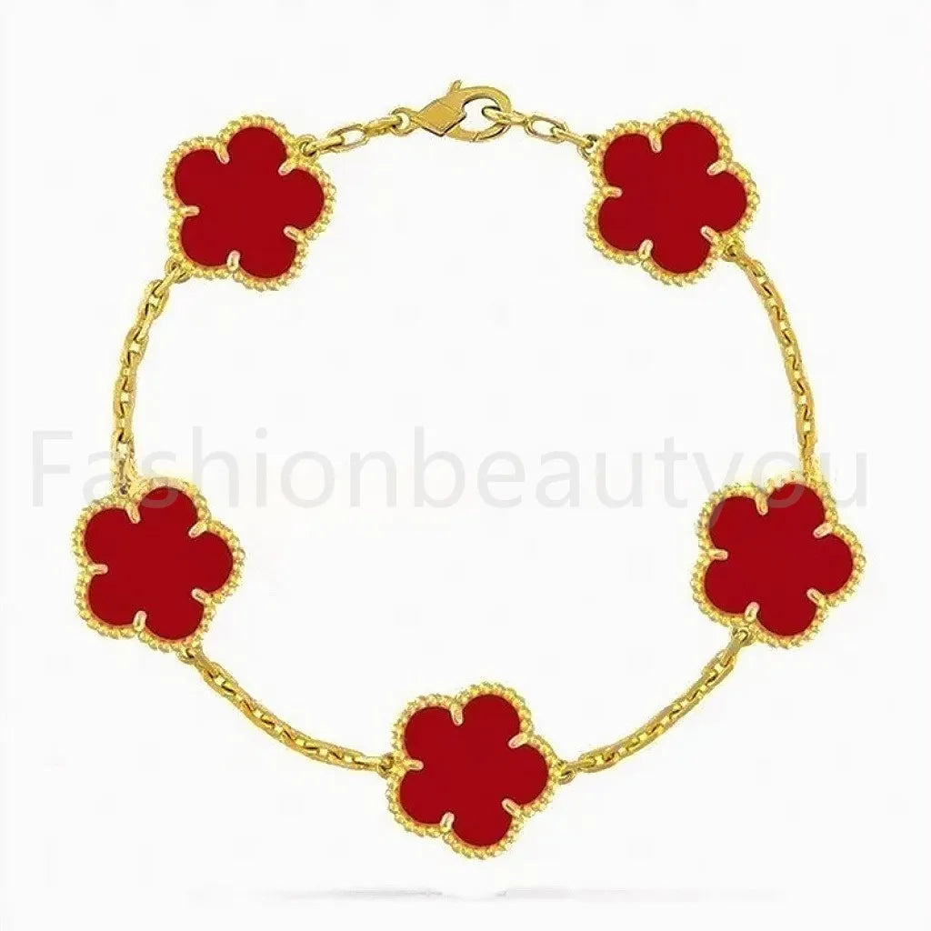 High Quality Designer Bracelet Women Luxury Four Leaf Clover Bracelet Designer Jewlery for Women Gold Bracelet Womens Bracelets Men Luxury Jewelry
