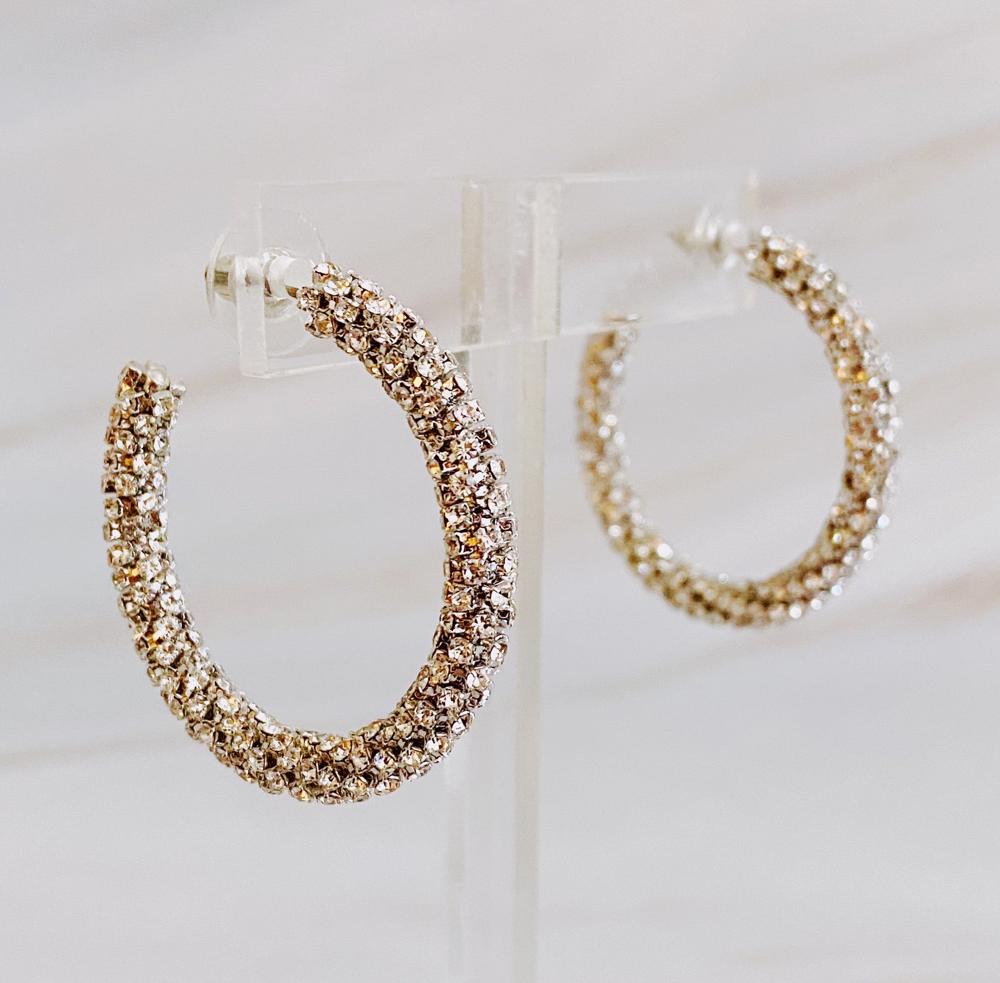 Wrapped in Shine Hoop Earrings