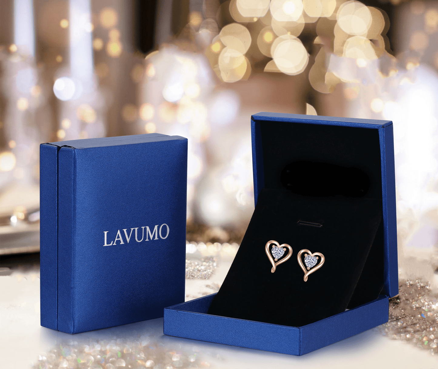 Heart Earrings for Women Sterling Silver 925 ,5A Cubic Zircon Jewelry Festival Gift for Her