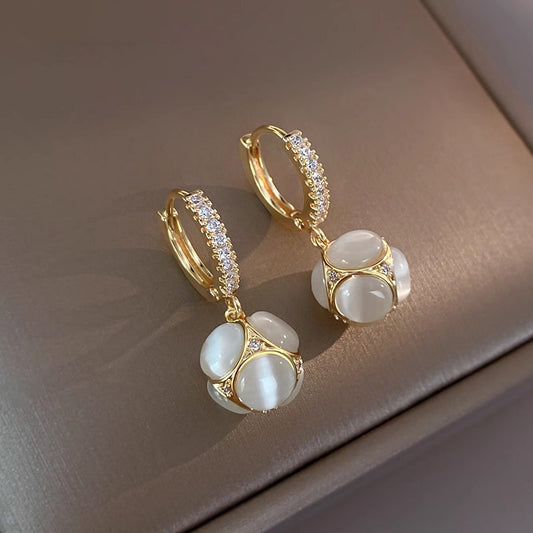 Opal Earrings Women'S Fashion Delicate Earrings