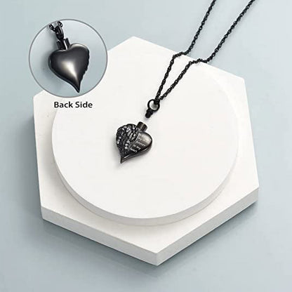 Pendant Black Necklaces, Stainless Steel, 0.83”L*1.1”H Inch, 14.7G