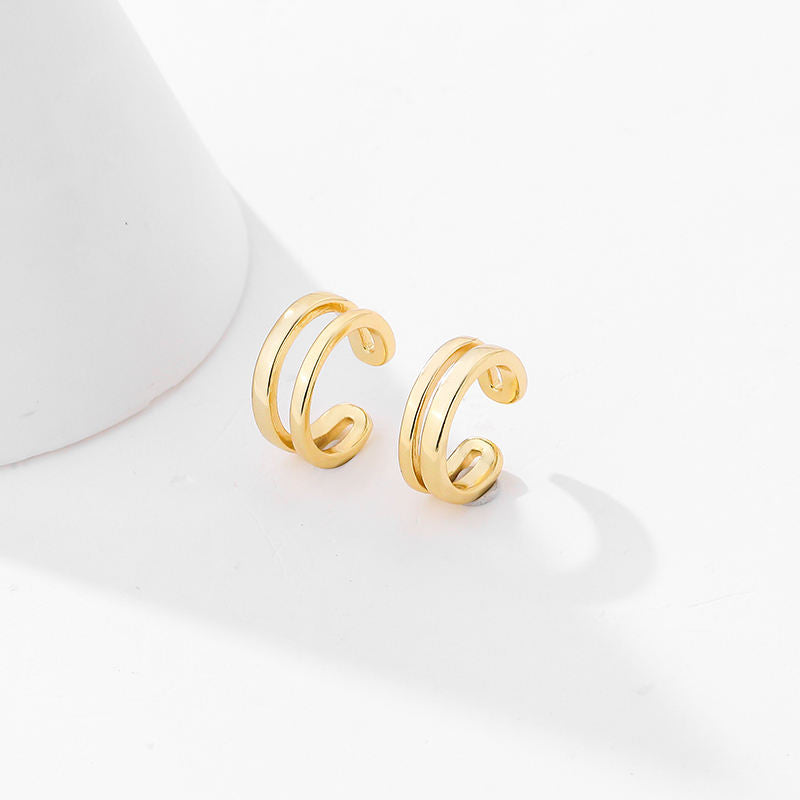 Hook Ear Cuff Earrings 925 Silver